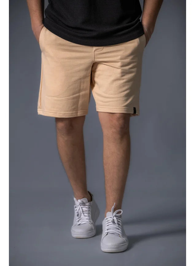 Bermuda Masculina Moletom Areia