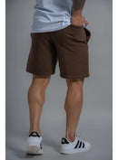 Bermuda Masculina Moletom Café