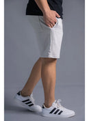 Bermuda Masculina Moletom Cinza