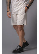 Bermuda Masculina Moletom Creme