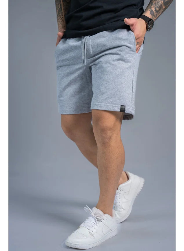 Bermuda Masculina Moletom Mescla tradicional