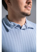 Camisa Polo S/ Botão, Vicenza Azul Claro