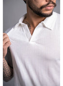 Camisa Polo S/ Botão, Vicenza Off White