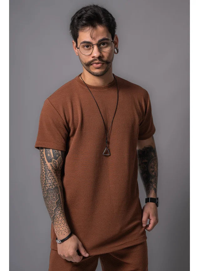 Camiseta Turim Marrom
